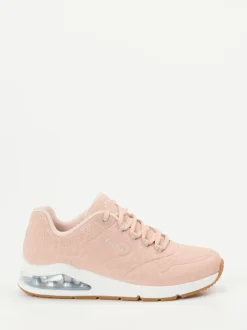 Skechers – Sneaker aus Synthetik in Rosé