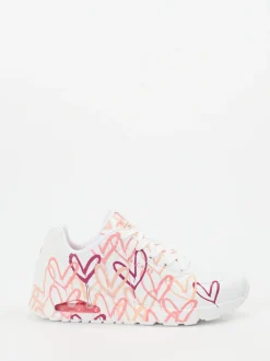 Skechers – Sneaker aus Synthetik mit Herzprint