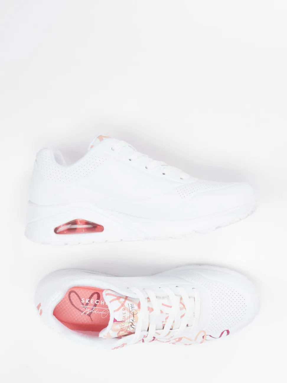 Skechers – Sneaker aus Synthetik mit Herzprint