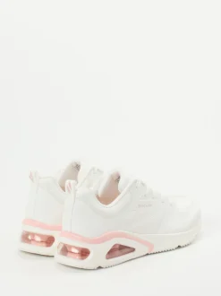 Skechers – Sneaker aus Textil mit Air-Sohle weiß