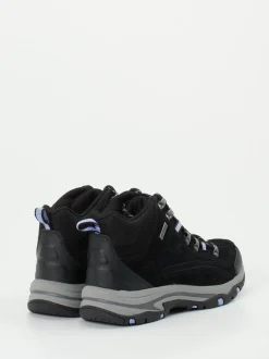 Skechers – Wanderschuhe aus Veloursleder schwarz