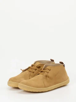 Snipe – Barfuß-Schnürschuhe aus Nubukleder braun