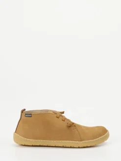 Snipe – Barfuß-Schnürschuhe aus Nubukleder braun