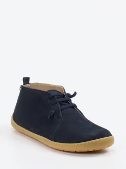 Snipe – Barfußschuh aus Nubukleder Dunkelblau