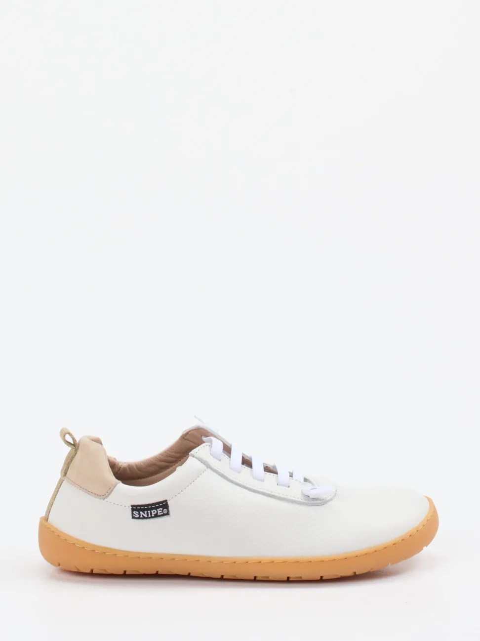 Snipe – Barfuß-Sneaker aus Hirschleder Offwhite