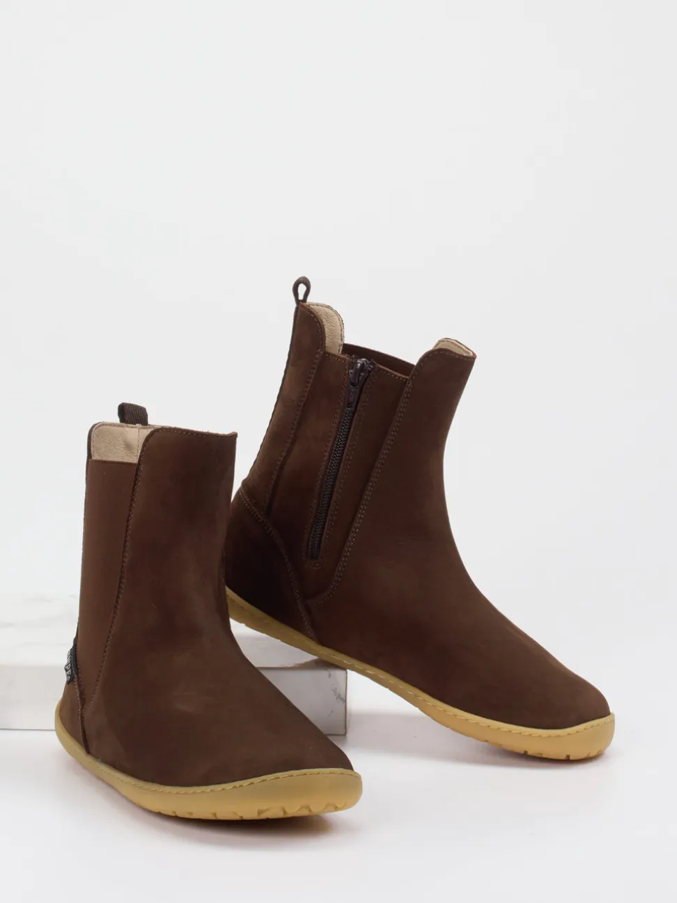 Snipe – Chelsea Boots aus Nubukleder in Braun