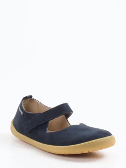Snipe – Mary Jane Ballerinas aus Nubukleder blau