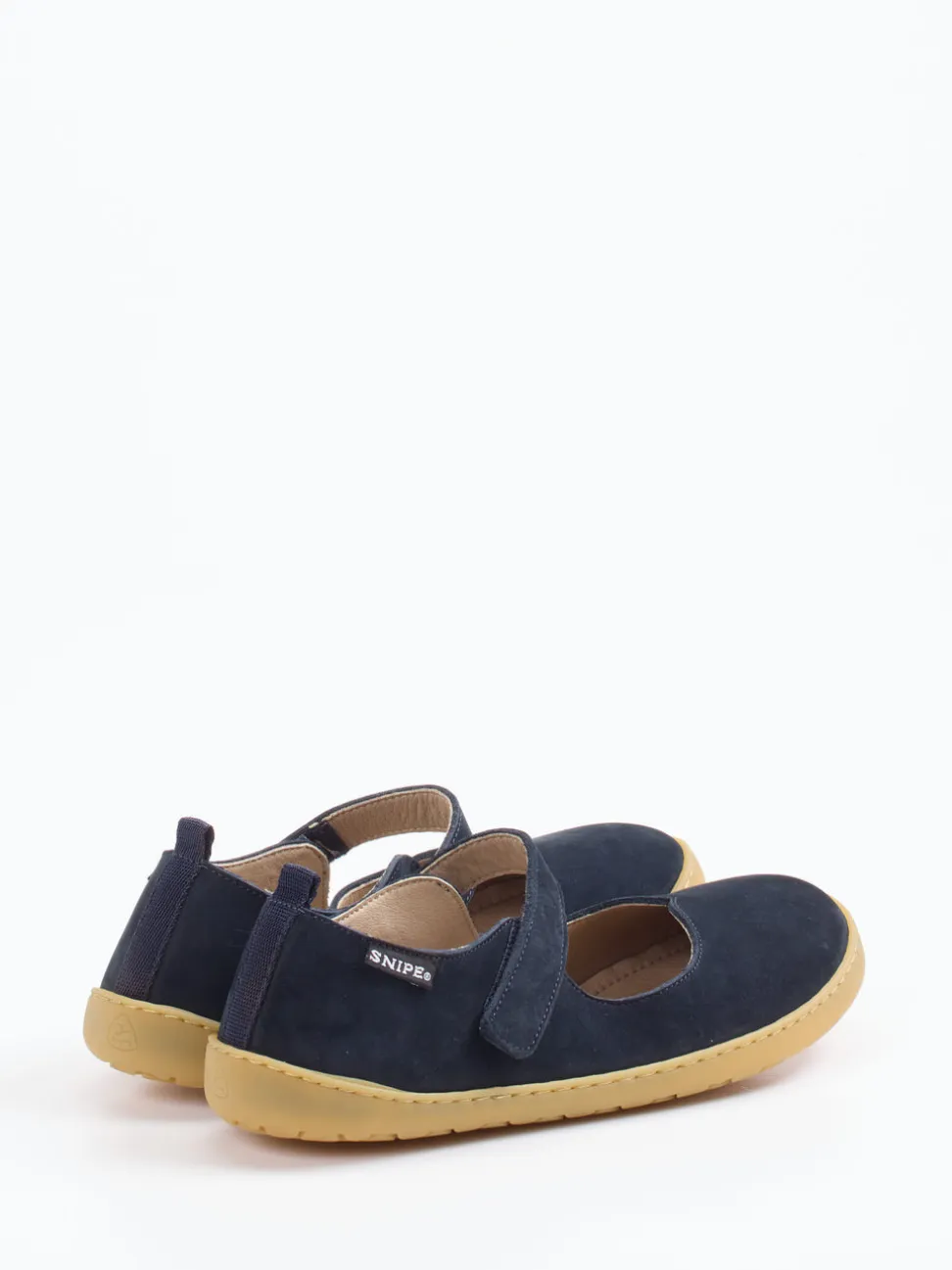 Snipe – Mary Jane Ballerinas aus Nubukleder blau