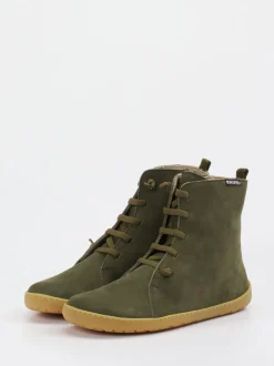 Snipe – Schnürboots aus Nubukleder olivgrün