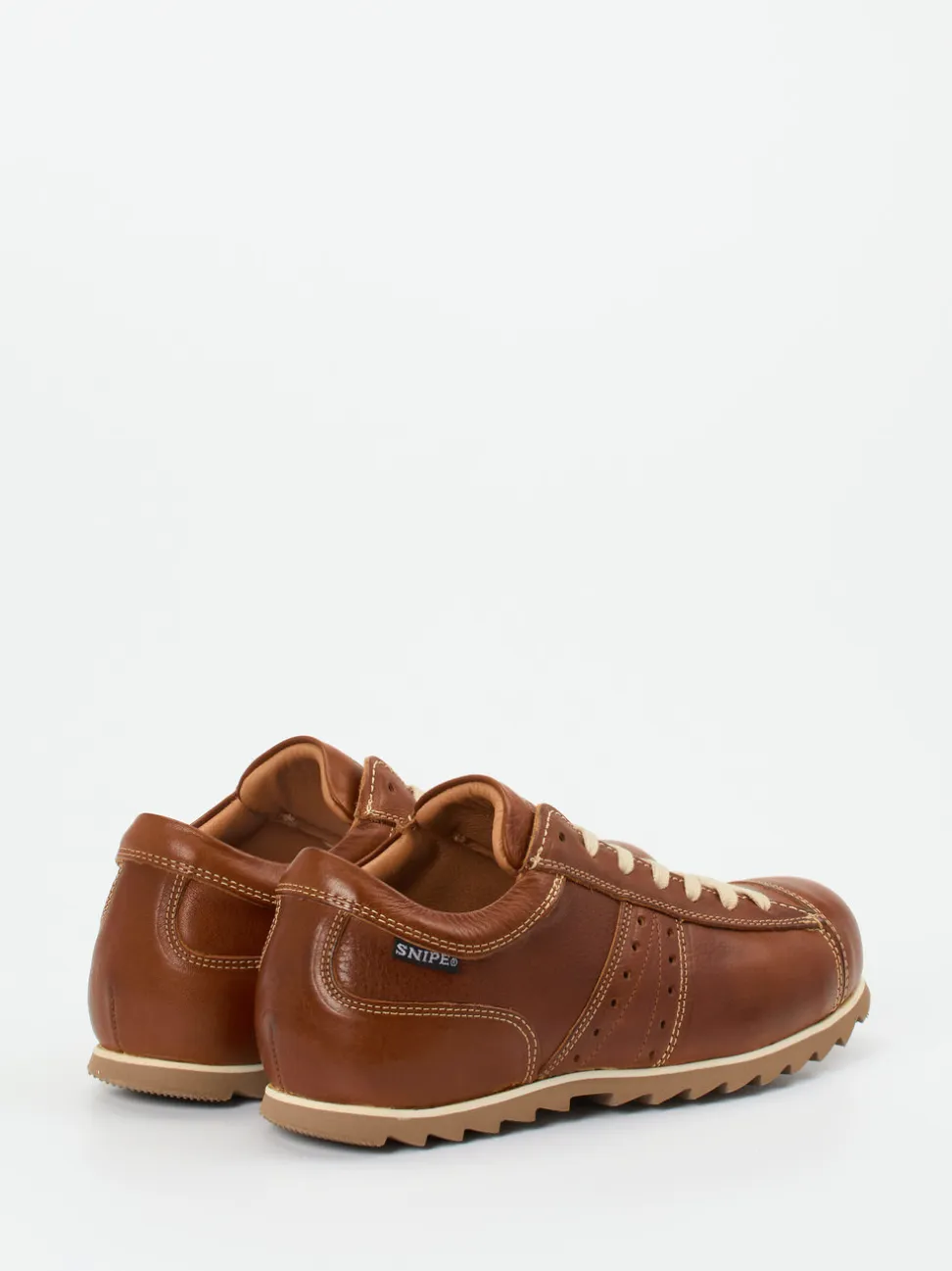 Snipe – Sneaker aus Juchtenleder cognacbraun