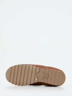 Snipe – Sneaker aus Juchtenleder cognacbraun