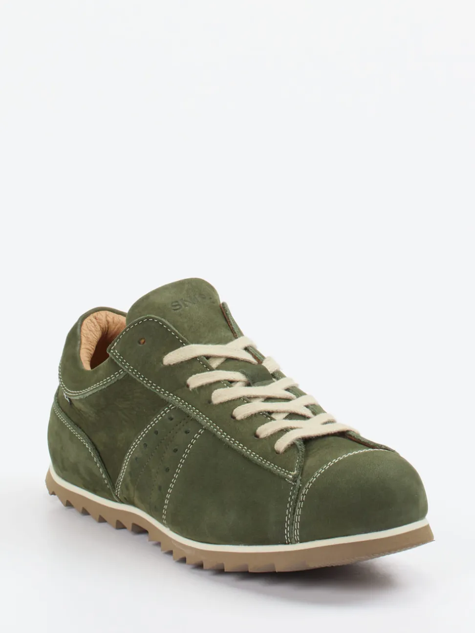 Snipe – Sneaker aus Nubukleder in Olivgrün