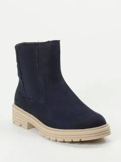 Solidus – Chelsea-Stiefelette aus Nubukleder blau