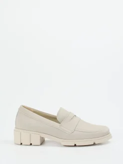 Solidus – Chunky Loafer aus Nubukleder Cremebeige