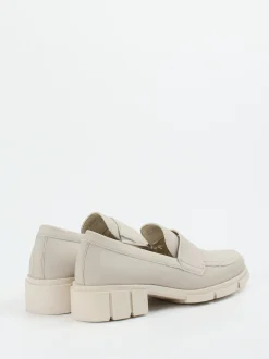 Solidus – Chunky Loafer aus Nubukleder Cremebeige