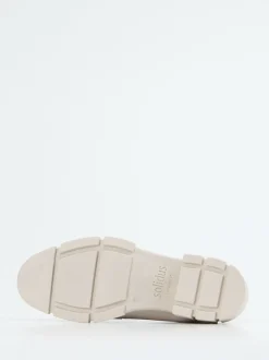 Solidus – Chunky Loafer aus Nubukleder Cremebeige