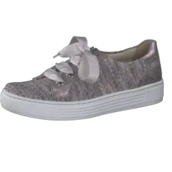 Solidus – Freizeitsneaker aus Textil in Rosé-Metallic