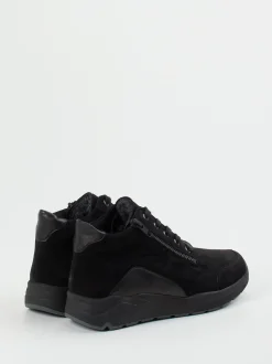 Solidus – High-Top Sneaker aus Nubukleder schwarz