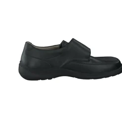 Solidus – Klettslipper aus Nubukleder Schwarz