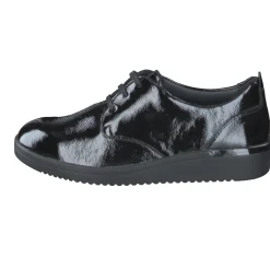 Solidus – Komfort-Halbschuh aus Lackleder schwarz