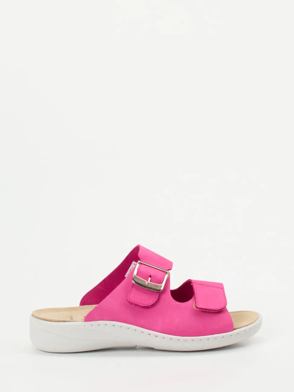 Solidus – Komfort-Pantolette aus Nubukleder pink