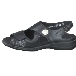 Solidus – Komfortsandalen aus Kalbleder schwarz