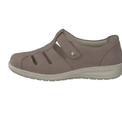 Solidus – Komfortschuh aus Nubukleder in Taupe
