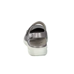 Solidus – Komfort-Slingback aus Stretchleder silber