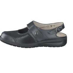 Solidus – Komfort-Slingback aus Glattleder schwarz