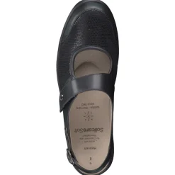 Solidus – Komfort-Slingback aus Glattleder schwarz