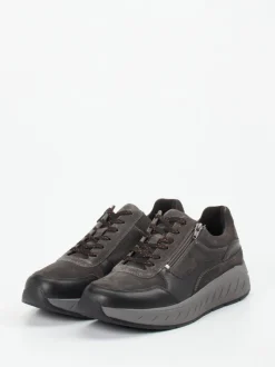 Solidus – Komfort-Sneaker aus Veloursleder grau
