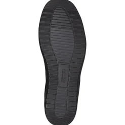 Solidus – Komfort-Sneaker aus geprägtem Leder schwarz