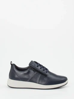 Solidus – Komfort-Sneaker aus Kalbleder dunkelblau