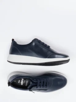 Solidus – Komfort-Sneaker aus Kalbleder dunkelblau