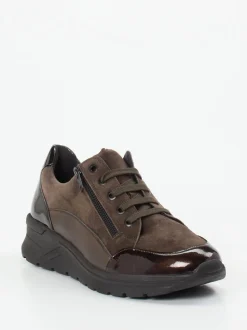 Solidus – Komfort-Sneaker aus Veloursleder Mokka