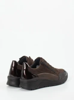 Solidus – Komfort-Sneaker aus Veloursleder Mokka