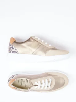 Solidus – Komfort-Sneaker aus Veloursleder beige