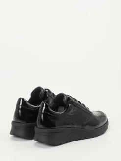 Solidus – Komfort-Sneaker aus Lackleder Schwarz