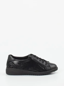 Solidus – Komfort-Sneaker aus Kalbleder Schwarz