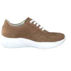 Solidus – Komfort-Sneaker aus Nubukleder cognacbraun