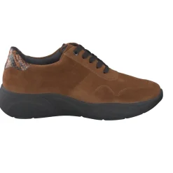 Solidus – Komfort-Sneaker aus Veloursleder braun