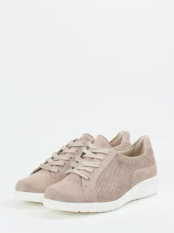 Solidus – Komfort-Sneaker aus Veloursleder rosa
