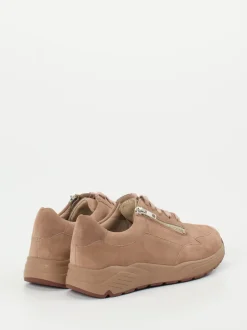 Solidus – Komfort-Sneaker aus Veloursleder rosé