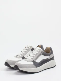 Solidus – Komfort-Sneaker aus Veloursleder grau