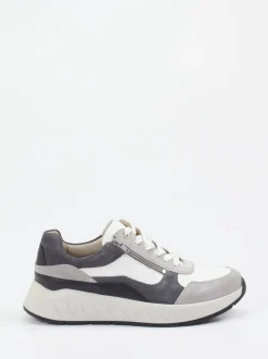Solidus – Komfort-Sneaker aus Veloursleder grau