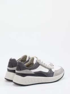 Solidus – Komfort-Sneaker aus Veloursleder grau