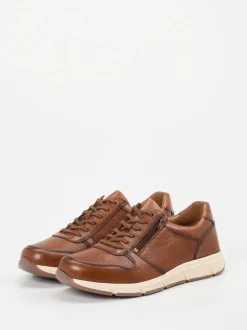 Solidus – Komfort-Sneaker aus Kalbleder braun