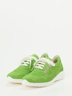 Solidus – Komfort-Sneaker aus Veloursleder grün