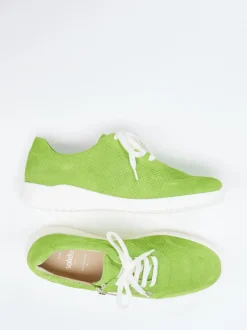 Solidus – Komfort-Sneaker aus Veloursleder grün