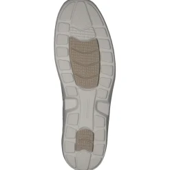 Solidus – Komfort-Sneaker aus Reptilleder silbergrau
